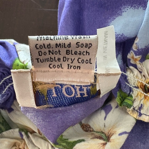 ALOHA Purple Hawaiian print Baby Outfit - Picture 5 of 9